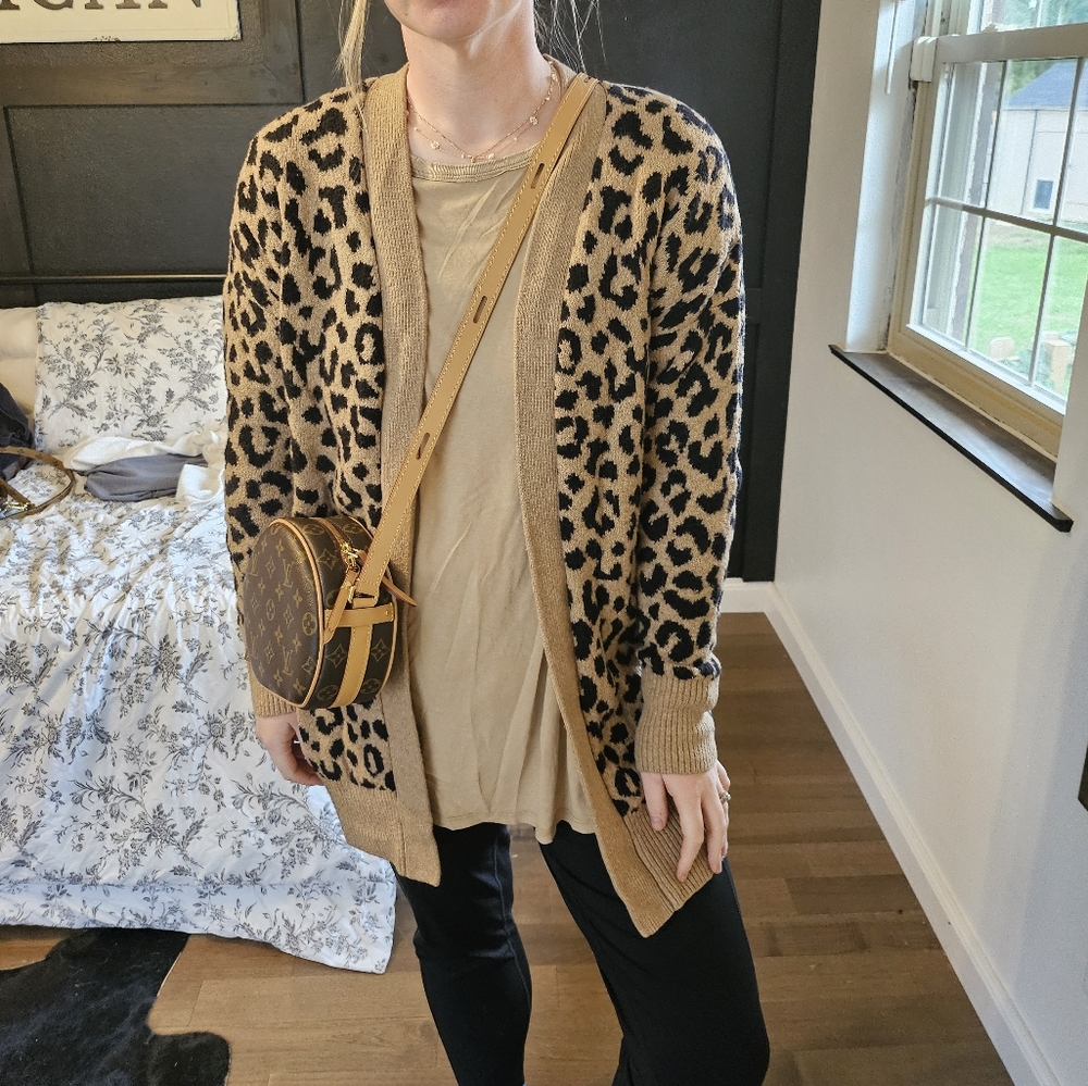 Leopard cardigan